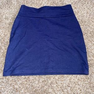 Blue Mini Skirt
